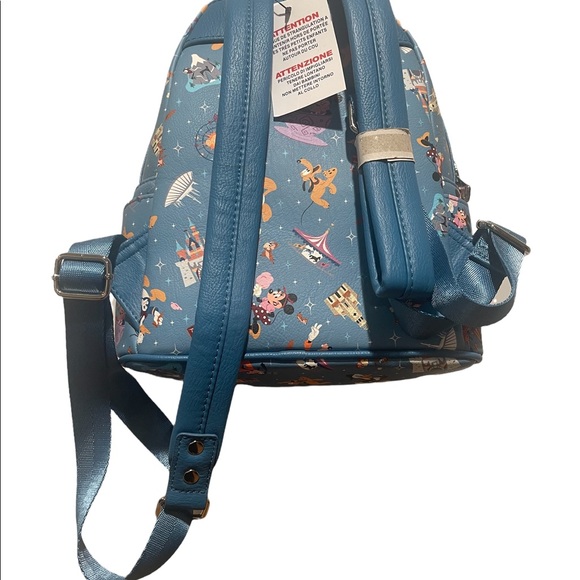 LOUNGEFLY Mickey Mouse and Friends Mini Backpack - Picture 5 of 6